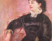 玛丽 史帝文森 卡萨特 : Portrait of an Italian Lady